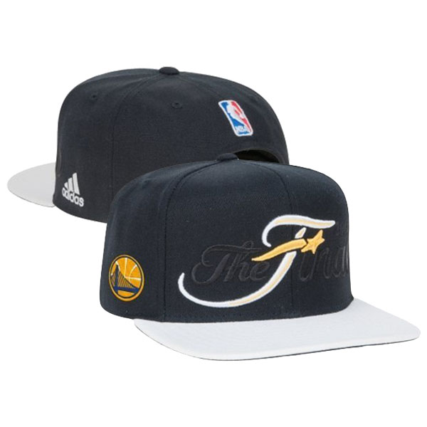  Golden State Warriors  Adidas 2017 NBA The Finals  Black Snapback Hat